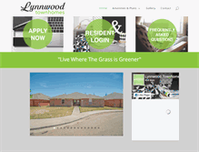 Tablet Screenshot of lynnwoodtownhomes.com